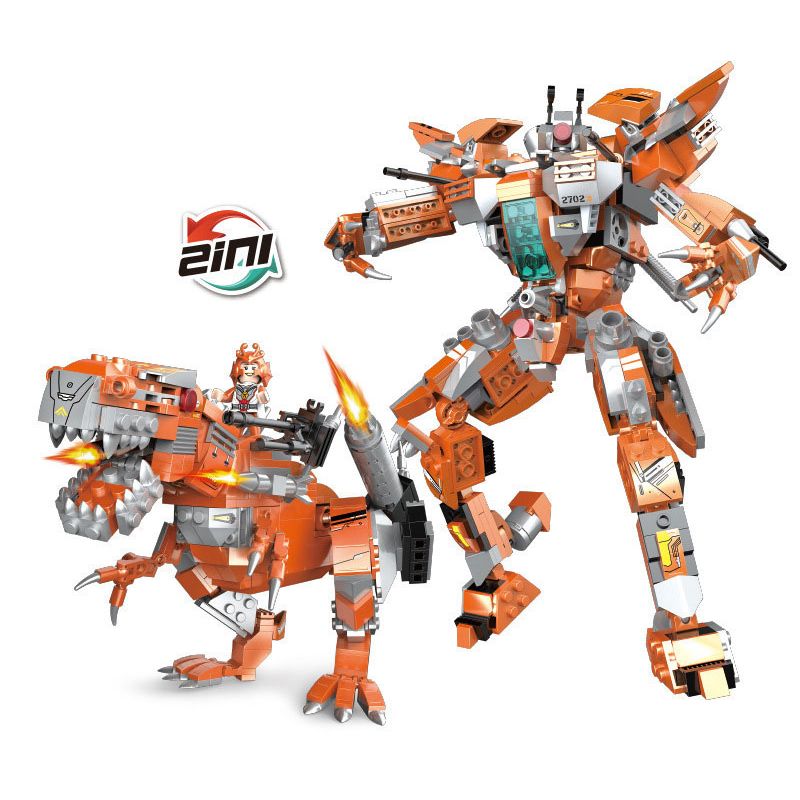 COGO 12700B 12700C 12700D 12700E 12700A non  MÔ HÌNH CƠ KHÍ TYRANNOSAURUS 5 bộ đồ chơi xếp lắp ráp ghép mô hình 525 khối