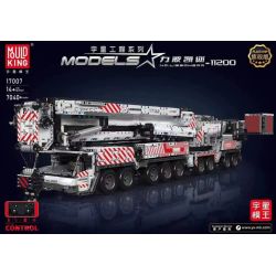 MouldKing 17007 17008 Mould King 17007 17008 non  LIEBHERR LTM 11200 bộ đồ chơi xếp lắp ráp ghép mô hình  RC LIEBHERR LTM 11200 Kỹ Thuật Công Nghệ Cao Mô Hình Phương Tiện 8506 khối