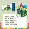 ZHEGAO 663004 non  RƯƠNG KHO BÁU MỌNG NƯỚC bộ đồ chơi xếp lắp ráp ghép mô hình Creator SUCCULENT BOX Sáng Tạo 867 khối