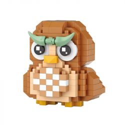 LOZ 8612 non  CON CÚ bộ đồ chơi xếp lắp ráp ghép mô hình OWL 180 khối