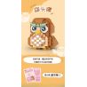 LOZ 8612 non  CON CÚ bộ đồ chơi xếp lắp ráp ghép mô hình OWL 180 khối