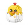 LOZ 8611 non  GÀ CON bộ đồ chơi xếp lắp ráp ghép mô hình CHICK 150 khối