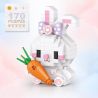LOZ 8610 non  CON THỎ bộ đồ chơi xếp lắp ráp ghép mô hình RABBIT 170 khối