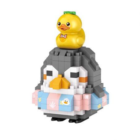 LOZ 8609 non  CHIM CÁNH CỤT bộ đồ chơi xếp lắp ráp ghép mô hình PENGUIN 170 khối
