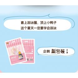 LOZ 8609 non  CHIM CÁNH CỤT bộ đồ chơi xếp lắp ráp ghép mô hình PENGUIN 170 khối