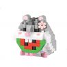 LOZ 8606 non  CHUỘT ĐỒNG bộ đồ chơi xếp lắp ráp ghép mô hình HAMSTER 170 khối