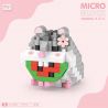 LOZ 8606 non  CHUỘT ĐỒNG bộ đồ chơi xếp lắp ráp ghép mô hình HAMSTER 170 khối