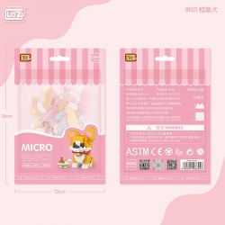 LOZ 8605 non  CORGI bộ đồ chơi xếp lắp ráp ghép mô hình 160 khối