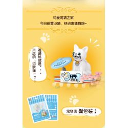 LOZ 8601 non  CỬA HÀNG THÚ CƯNG bộ đồ chơi xếp lắp ráp ghép mô hình PET SHOP 120 khối