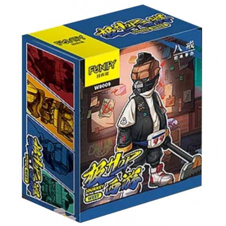 FUNIFY W9009 9009 non  CỰC HOP TÂY DU KÝ BAJIE bộ đồ chơi xếp lắp ráp ghép mô hình JOURNEY TO THE WEST