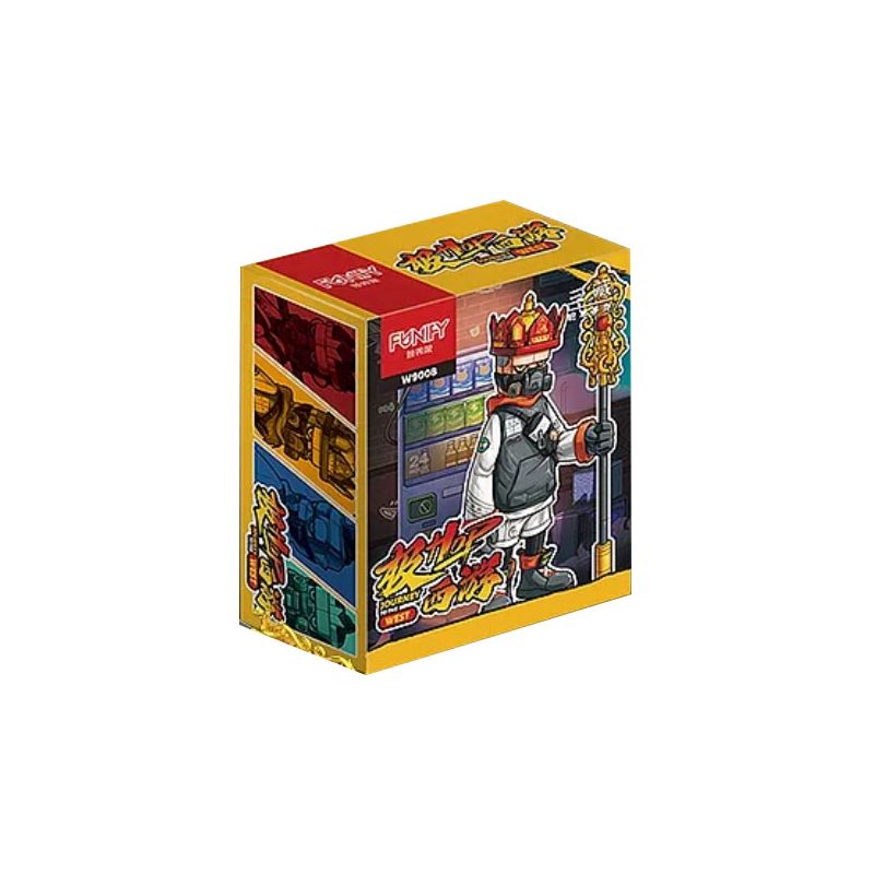 FUNIFY W9008 9008 non  CỰC HOP TÂY DU KÝ TAM TẠNG bộ đồ chơi xếp lắp ráp ghép mô hình JOURNEY TO THE WEST