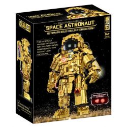 ZHEGAO GZ6256 6256 non  PHIÊN BẢN SƯU TẬP VÀNG TỐI THƯỢNG CỦA HÀNH GIA VŨ TRỤ CYBORG bộ đồ chơi xếp lắp ráp ghép mô hình 990 khối