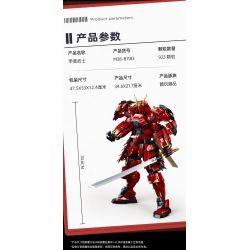 SLUBAN M38-B1183 B1183 1183 M38B1183 38-B1183 non  MOBILE CITY ALPHA KAI SAMURAI THIẾT GIÁP HẠNG NẶNG bộ đồ chơi xếp lắp ráp ghép mô hình Movie & Game SNOW MIRAGE Phim Và Trò Chơi 923 khối