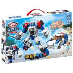 ZHEGAO KB2006 2006 non  THẦN XE CABO THÁM TỬ VƯƠNG PHÚC LONG bộ đồ chơi xếp lắp ráp ghép mô hình Movie & Game HELLO CARBOT FRON POLICE Phim Và Trò Chơi 431 khối
