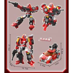 ZHEGAO KB2005 2005 non  THẦN XE KABAO LÁI VUA LỬA bộ đồ chơi xếp lắp ráp ghép mô hình Movie & Game HELLO CARBOT ACE RESCUE Phim Và Trò Chơi 452 khối