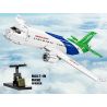 FORANGE FC6008 6008 non  MÁY BAY CHỞ KHÁCH NỘI ĐỊA bộ đồ chơi xếp lắp ráp ghép mô hình Creator AIRPLANE Sáng Tạo 1601 khối