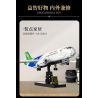 FORANGE FC6008 6008 non  MÁY BAY CHỞ KHÁCH NỘI ĐỊA bộ đồ chơi xếp lắp ráp ghép mô hình Creator AIRPLANE Sáng Tạo 1601 khối