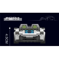MouldKing 27044 Mould King 27044 non  XE THỂ THAO PORSCHE 918 bộ đồ chơi xếp lắp ráp ghép mô hình Speed Champions Racing Cars Đua Xe Công Thức 338 khối
