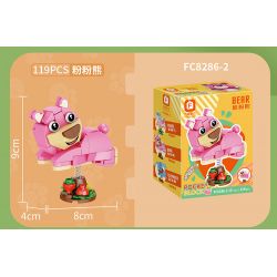 FORANGE FC8286 8286 non  MÁY LẮC THÚ 6 LOẠI LINH DƯƠNG ĐẦU BÒ GẤU HỒNG VOI LẠC ĐÀ VẸT MÀO DIỀU HÂU bộ đồ chơi xếp lắp ráp ghép mô hình Creator POCKET BLOCK Sáng Tạo 633 khối