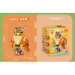 FORANGE FC8286 8286 non  MÁY LẮC THÚ 6 LOẠI LINH DƯƠNG ĐẦU BÒ GẤU HỒNG VOI LẠC ĐÀ VẸT MÀO DIỀU HÂU bộ đồ chơi xếp lắp ráp ghép mô hình Creator POCKET BLOCK Sáng Tạo 633 khối