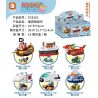 FORANGE FC8291 8291 non  ROAMING SHAKE 6 MẪU TÀU CƯỚP BIỂN DU LỊCH THUYỀN RỒNG TÊN LỬA VŨ TRỤ CON THOI ĐĨA BAY bộ đồ chơi xếp lắp ráp ghép mô hình Creator POCKET BLOCK Sáng Tạo 633 khối