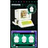 WEILE CHUANGXIANG 6009 non  MÁY TÍNH CỔ ĐIỂN THỎ ROGUE bộ đồ chơi xếp lắp ráp ghép mô hình MASHIMARO 1608 khối