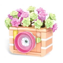 SEMBO 611070 non  DỄ THƯƠNG VÀ MỌNG NƯỚC TIA PHOTOGRAPHY ĐỒ GIA DỤNG CỔ ĐIỂN bộ đồ chơi xếp lắp ráp ghép mô hình Creator Sáng Tạo 153 khối