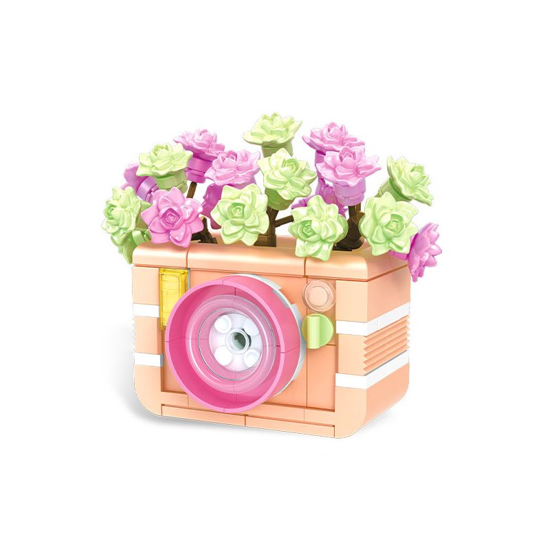 SEMBO 611070 non  DỄ THƯƠNG VÀ MỌNG NƯỚC TIA PHOTOGRAPHY ĐỒ GIA DỤNG CỔ ĐIỂN bộ đồ chơi xếp lắp ráp ghép mô hình Creator Sáng Tạo 153 khối