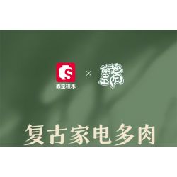 SEMBO 611068 non  DỄ THƯƠNG VÀ MỌNG NƯỚC BERRY TV ĐỒ GIA DỤNG CỔ ĐIỂN bộ đồ chơi xếp lắp ráp ghép mô hình Creator Sáng Tạo 179 khối