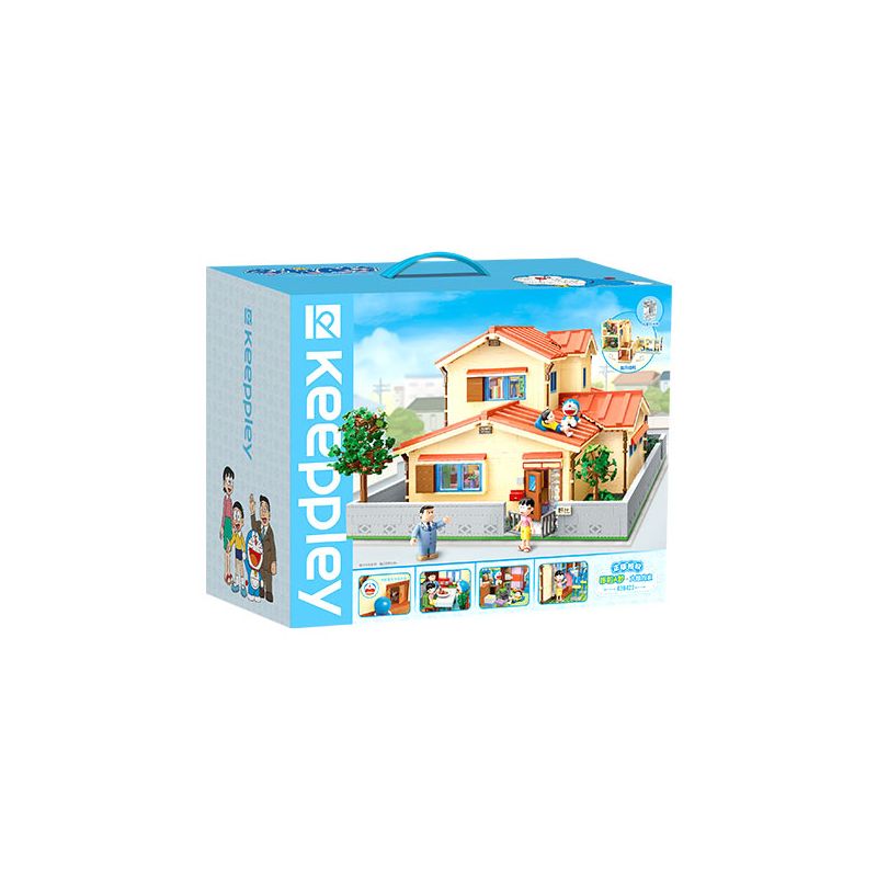 KEEPPLEY K20422 20422 non  ĐÔRÊMON NHÀ CỦA NOBITA bộ đồ chơi xếp lắp ráp ghép mô hình Movie & Game Phim Và Trò Chơi