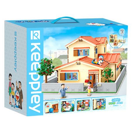 KEEPPLEY K20422 20422 non  ĐÔRÊMON NHÀ CỦA NOBITA bộ đồ chơi xếp lắp ráp ghép mô hình Movie & Game Phim Và Trò Chơi