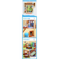 KEEPPLEY K20422 20422 non  ĐÔRÊMON NHÀ CỦA NOBITA bộ đồ chơi xếp lắp ráp ghép mô hình Movie & Game Phim Và Trò Chơi