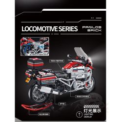 PanlosBrick 672109 Panlos Brick 672109 non  CHIM ƯNG ĐIỆN BẠC tỷ lệ 1:5 bộ đồ chơi xếp lắp ráp ghép mô hình  LOCOMOTIVE Kỹ Thuật Công Nghệ Cao Mô Hình Phương Tiện 2625 khối