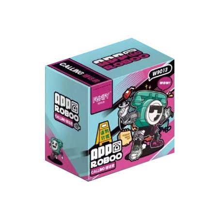 FUNIFY W9013 9013 non  GỌI ROBOT ỨNG DỤNG ĐIỆN bộ đồ chơi xếp lắp ráp ghép mô hình APP ROBOO