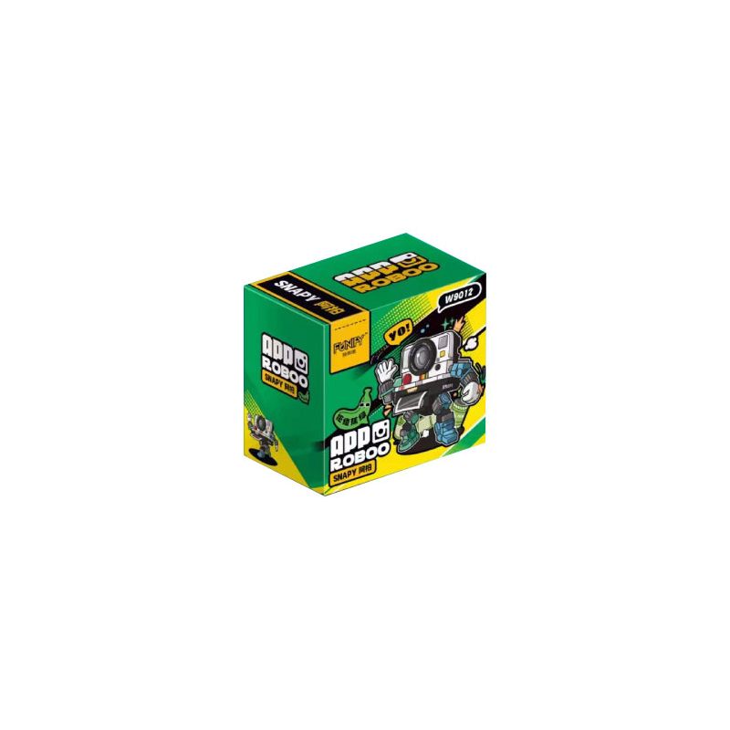 FUNIFY W9012 9012 non  ROBOT ỨNG DỤNG SNAPY bộ đồ chơi xếp lắp ráp ghép mô hình APP ROBOO