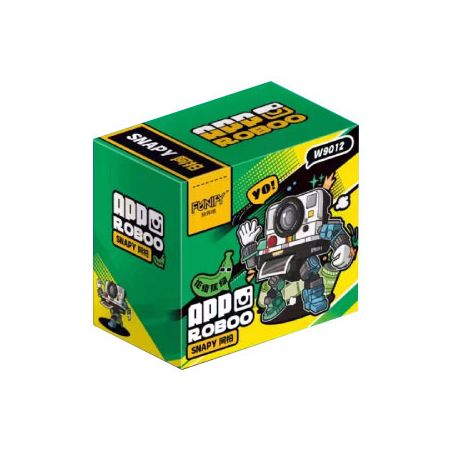 FUNIFY W9012 9012 non  ROBOT ỨNG DỤNG SNAPY bộ đồ chơi xếp lắp ráp ghép mô hình APP ROBOO