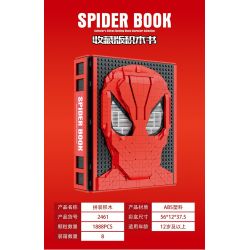 2461 non  SÁCH PHIÊN BẢN SƯU TẬP NHÂN VẬT NHỎ CỦA NGƯỜI NHỆN bộ đồ chơi xếp lắp ráp ghép mô hình Super Heroes Siêu Nhân Anh Hùng 1888 khối