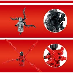 2461 non  SÁCH PHIÊN BẢN SƯU TẬP NHÂN VẬT NHỎ CỦA NGƯỜI NHỆN bộ đồ chơi xếp lắp ráp ghép mô hình Super Heroes Siêu Nhân Anh Hùng 1888 khối