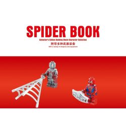 2461 non  SÁCH PHIÊN BẢN SƯU TẬP NHÂN VẬT NHỎ CỦA NGƯỜI NHỆN bộ đồ chơi xếp lắp ráp ghép mô hình Super Heroes Siêu Nhân Anh Hùng 1888 khối