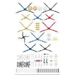 2461 non  SÁCH PHIÊN BẢN SƯU TẬP NHÂN VẬT NHỎ CỦA NGƯỜI NHỆN bộ đồ chơi xếp lắp ráp ghép mô hình Super Heroes Siêu Nhân Anh Hùng 1888 khối