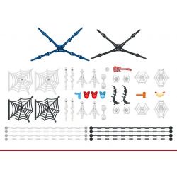 2461 non  SÁCH PHIÊN BẢN SƯU TẬP NHÂN VẬT NHỎ CỦA NGƯỜI NHỆN bộ đồ chơi xếp lắp ráp ghép mô hình Super Heroes Siêu Nhân Anh Hùng 1888 khối