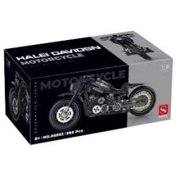 DOUBLE HEIGHT 60502 non  MÔ TÔ HẠNG NẶNG HARLEY-DAVIDSON tỷ lệ 1:8 bộ đồ chơi xếp lắp ráp ghép mô hình  Kỹ Thuật Công Nghệ Cao Mô Hình Phương Tiện 586 khối