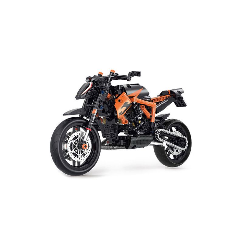 DOUBLE HEIGHT 60501 non  MÔ TÔ HẠNG NẶNG KTM SUPERDUKE 1290R tỷ lệ 1:8 bộ đồ chơi xếp lắp ráp ghép mô hình  Kỹ Thuật Công Nghệ Cao Mô Hình Phương Tiện 579 khối
