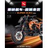 DOUBLE HEIGHT 60501 non  MÔ TÔ HẠNG NẶNG KTM SUPERDUKE 1290R tỷ lệ 1:8 bộ đồ chơi xếp lắp ráp ghép mô hình  Kỹ Thuật Công Nghệ Cao Mô Hình Phương Tiện 579 khối
