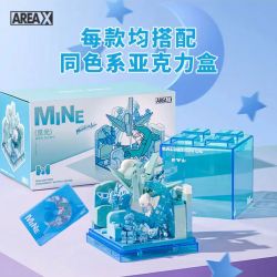 AREA-X AX0096 0096 non  HỘP CẢM HỨNG MINE bộ đồ chơi xếp lắp ráp ghép mô hình