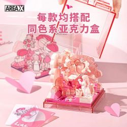 AREA-X AX0093 0093 non  HỘP CẢM HỨNG GẶP GỠ TÌNH YÊU bộ đồ chơi xếp lắp ráp ghép mô hình