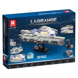 REOBRIX 786 non  LAGRANGE MÁY BAY TẤN CÔNG HẠNG NẶNG B192 bộ đồ chơi xếp lắp ráp ghép mô hình INFINITE UNIVERSE LAGRANGE 858 khối