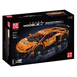 MouldKing 13177 Mould King 13177 non  LAMBORGHINI AVENTADOR SVJ tỷ lệ 1:10 bộ đồ chơi xếp lắp ráp ghép mô hình  Kỹ Thuật Công Nghệ Cao Mô Hình Phương Tiện 1608 khối