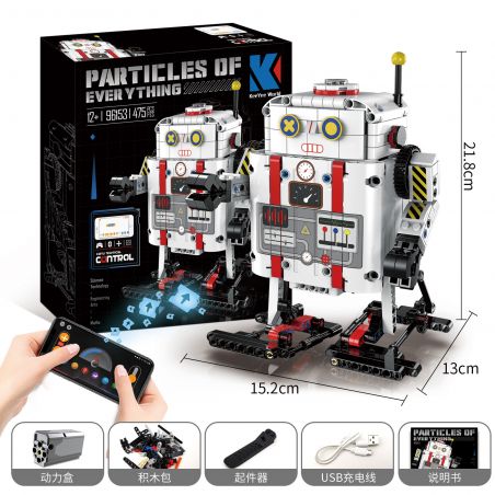 GOGO 67123 non  ROBOT THÔNG MINH XIAOBAI bộ đồ chơi xếp lắp ráp ghép mô hình  Kỹ Thuật Công Nghệ Cao Mô Hình Phương Tiện 548 khối
