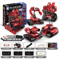 KAIYU KEEYEE WORLD K96135 96135 non  ROBOT ĐA NĂNG NĂM TRONG MỘT bộ đồ chơi xếp lắp ráp ghép mô hình  Kỹ Thuật Công Nghệ Cao Mô Hình Phương Tiện 495 khối